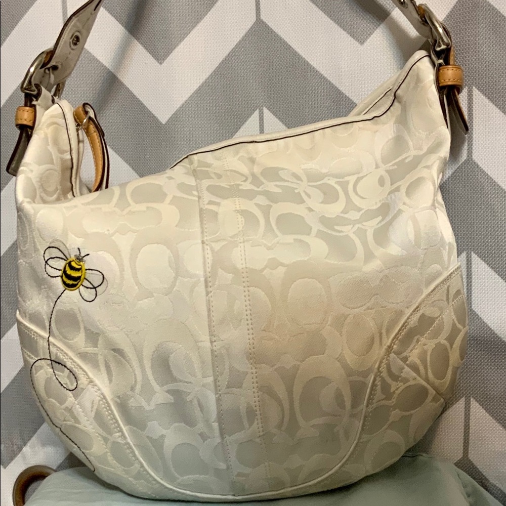 White coach purse